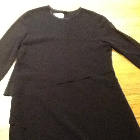 Jones New York Dress Deep Plus Chiffon Tiered Dres - Picture 6 of 7